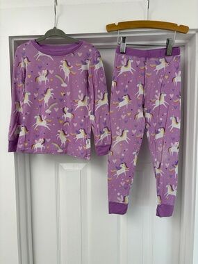 3T | Little Sleepies Lavender Unicorn Print Pajama Set
